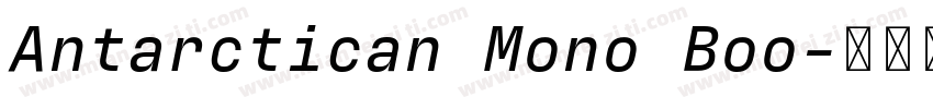 Antarctican Mono Boo字体转换